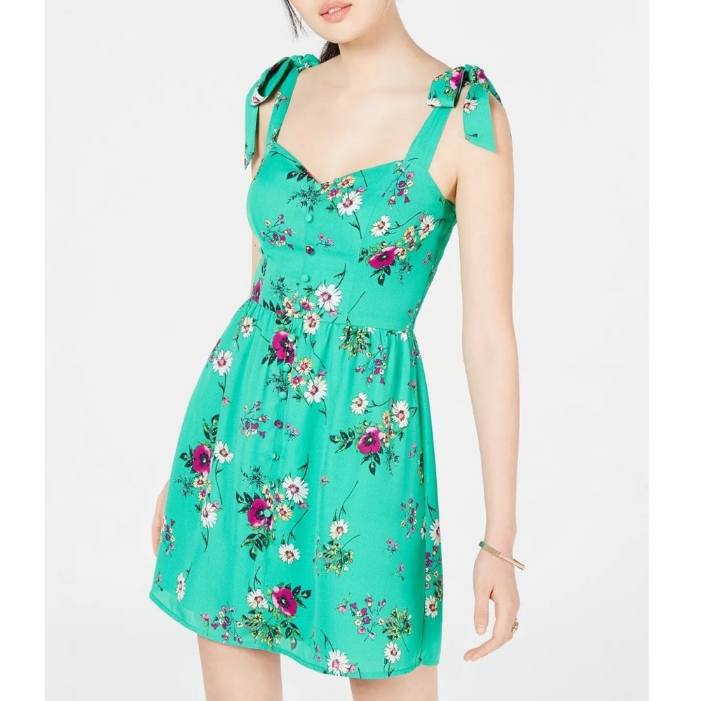 City Studio Floral Print Dress